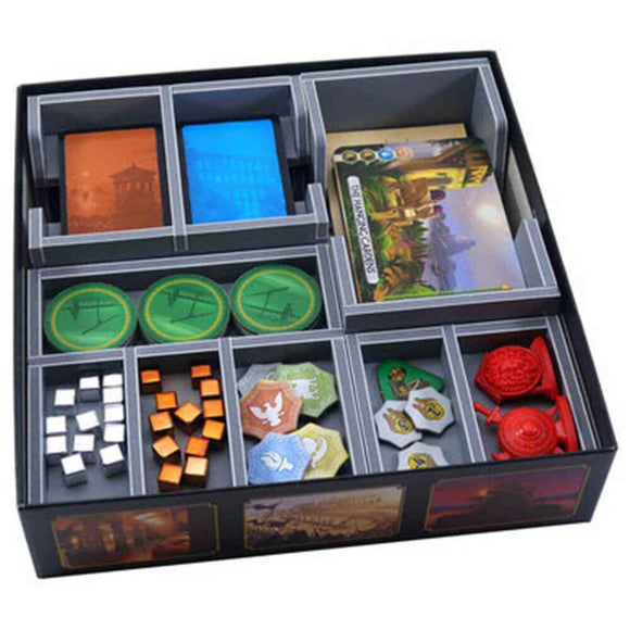 Folded Space Game Inserts 7 Wonders Duel Game Accessory