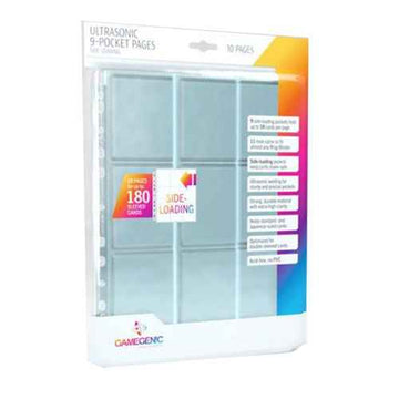 Gamegenic Ultrasonic 9-Pocket Pages 10pcs