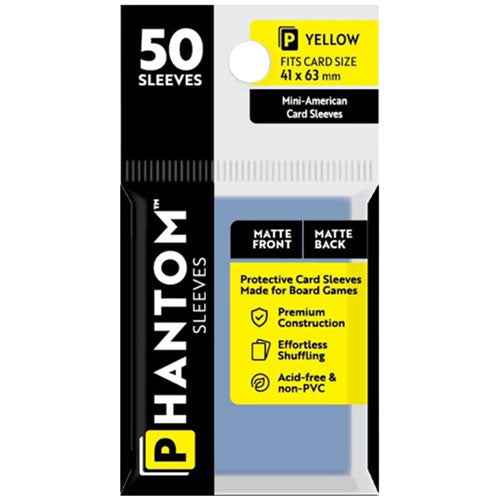 Yellow Phantom Sleeves 50pcs (41x63mm)