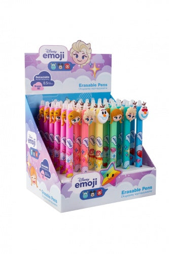 Stylo effaçable rétractable Colorino Disney Emoji Frozen