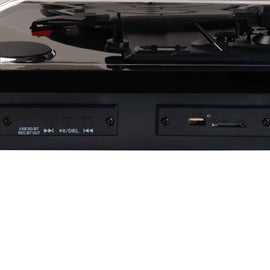 Denver VPL-230B Turntable with BT and USB for Ripping from Records black