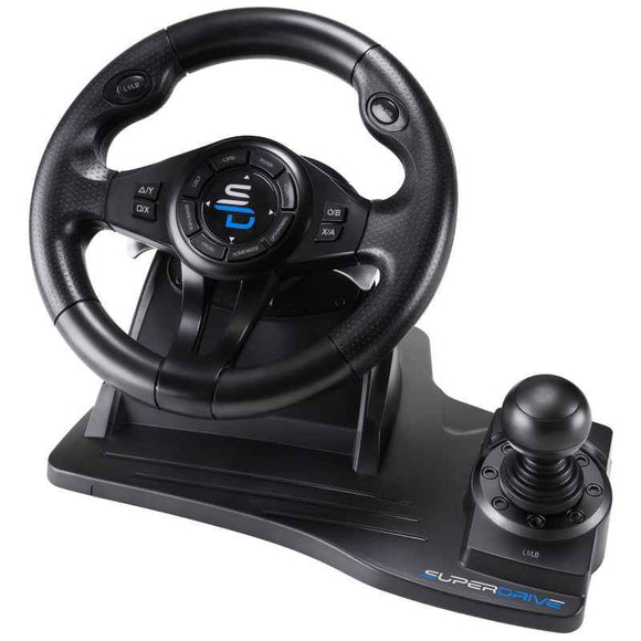 SUPERDRIVE Sada volantu, pedálů a řadící páky GS550/ PS4/ Xbox One/ Xbox Series X/S / PC