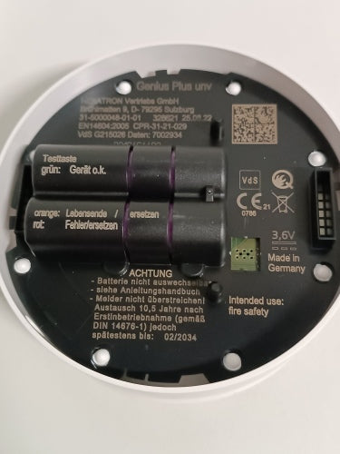 Détecteur de fumée Hekatron Genius Plus Edition avec batterie de 10 ans (retour client Ecost) – Vainqueur du test