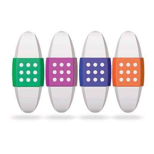 Gomme à crayon Colorino avec poignée en plastique