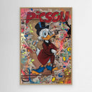 Picsou impression sur toile de l'œuvre originale