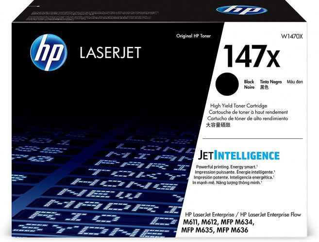 Cartouche de toner noir HP 147X LaserJet 25 200 pages