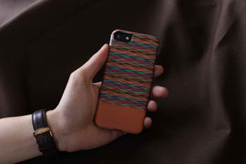 MAN&WOOD case for iPhone 7/8 browny check black