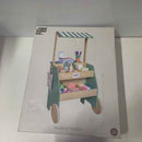 Retour client Ecost Étal de marché en bois de Jabadabado, magasin de jeu, nourriture de jeu de simulation, jouets en bois pour