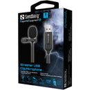 Sandberg 126-40 Streamer USB Clip Microphone