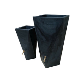 Prestige water  berlin granit noir  100l  récupérateur d'eau de pluie