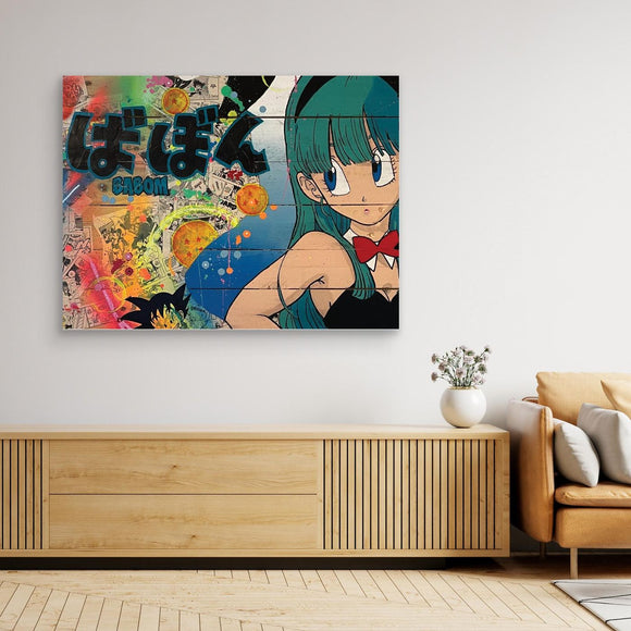 Bulma impression sur toile de l'œuvre originale de Vincent STREIFF