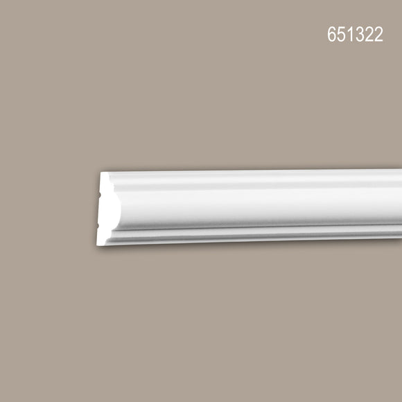 Cimaise 651322 Profhome Moulure décorative Moulure frise style Néo-Classicisme blanc 2 m