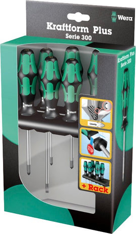 Kraftform Screwdriver Set + Holder, 6 pcs