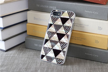 Coque ikins pour apple iphone 8/7 pyramide blanche