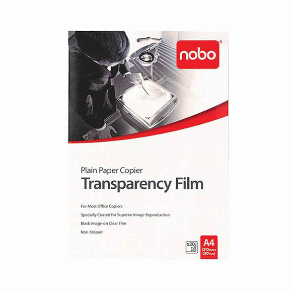 Film Transparent Nobo pour Photocopieuse (20 pièces)