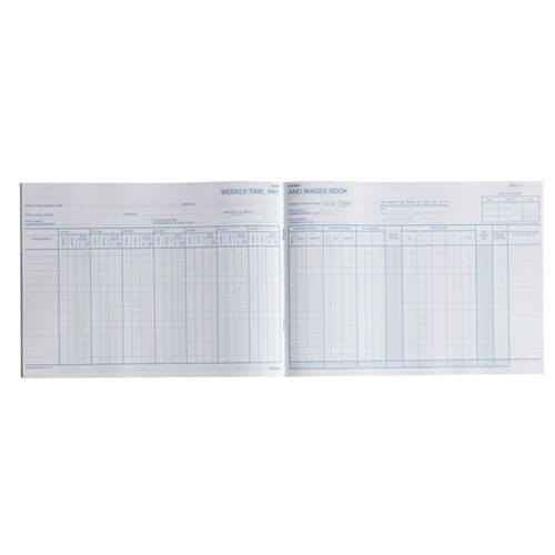 Zions Time, Pay and Wage Book (6 Employees)