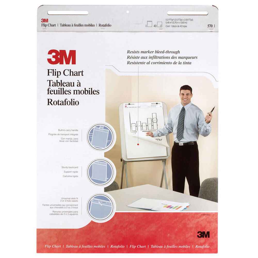 Post-it Flip Chart Pad White (635x762mm) - His Gifts ...