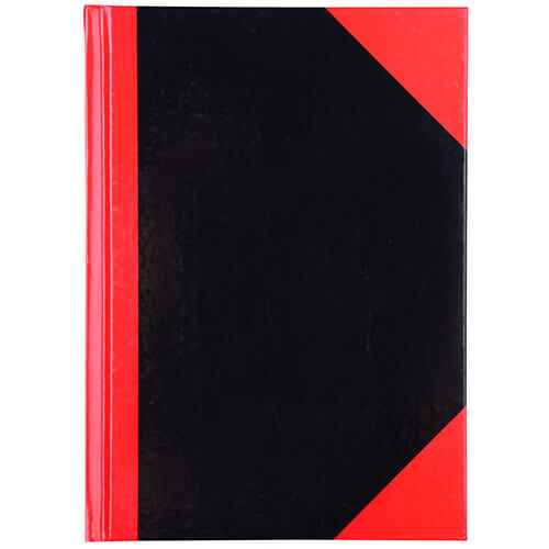 Cumberland Notebook A4 Black & Red