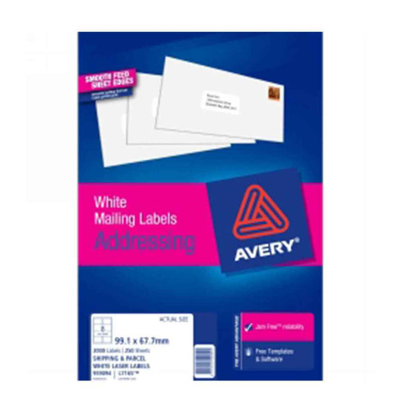 Avery Parcel Laser Label 250pk