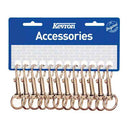 Kevron J-Clips Metal (12pk)