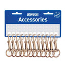 Kevron J-Clips Metal (12pk)