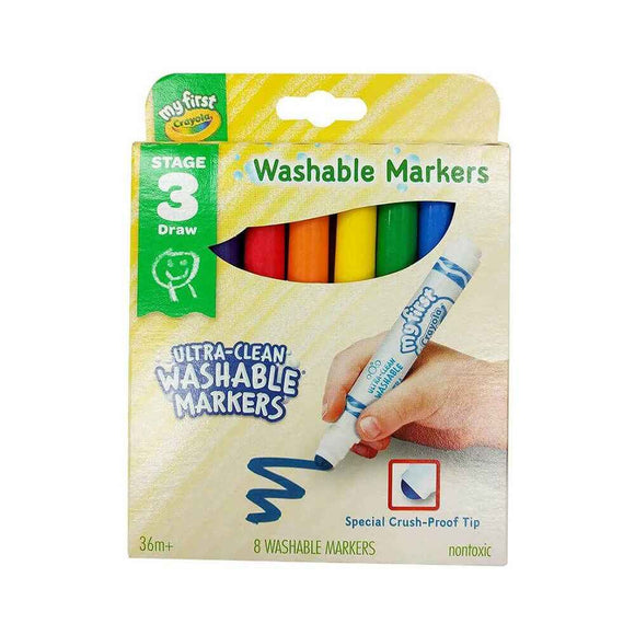Crayola Junior Washable Marker (8pk)
