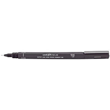 Uni Pin Fine Line Drawing Pen Set (Wallet of 5) - 0