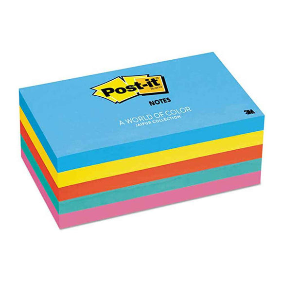 Post-it Notes 73x123mm Assorted (5pk)