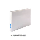 Bantex Landscape Insert Binder White 38mm A3-2