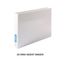Bantex Landscape Insert Binder White 38mm A3-4