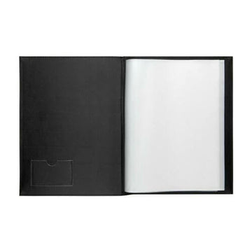 Marbig Pro Soft Touch Display Book 24 Pockets A4 (Black) - 0