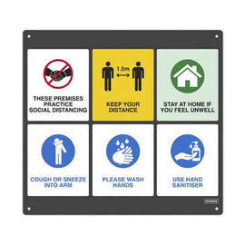 Durus Business Gate Sign Assorted (650x600mm)