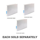 Bantex Landscape Insert Binder White 25mm A3-1