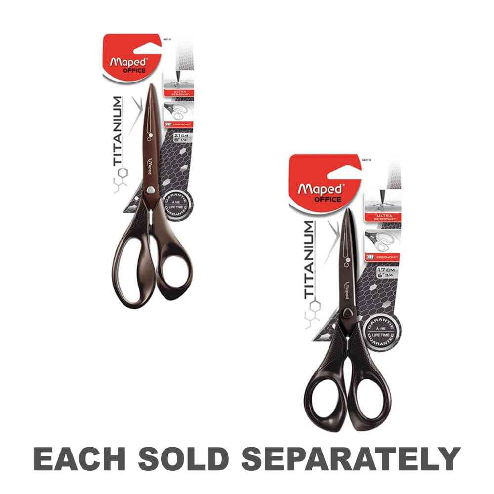 Maped Expert Titanium Scissors (Black) - His Gifts | clicktofournisseur.com
