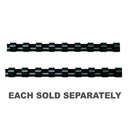 Fellowes 21 Ring Round Binding Combs Black-1