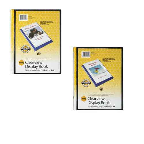 Porte-Vues Marbig Clearview A4 Noir