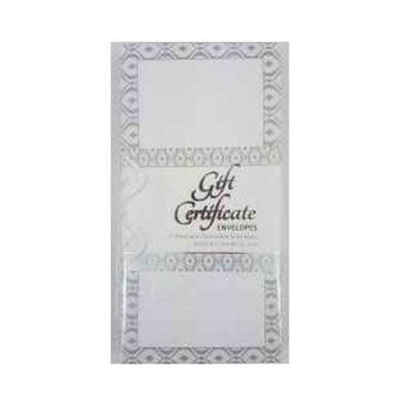 Ozcorp Gift Certificate Ivory/Silver (25pcs)