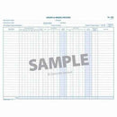 Zions Hours & Wages Record Book