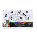 Uni Designer Coloured Pencil (Tin of 36)-1