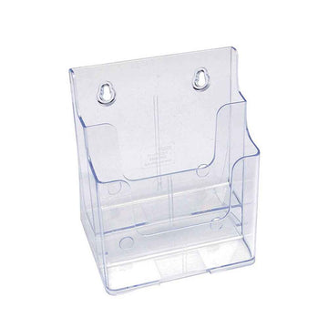 Deflecto 2 Pocket 2 Tier Clear Brochure Holder A5
