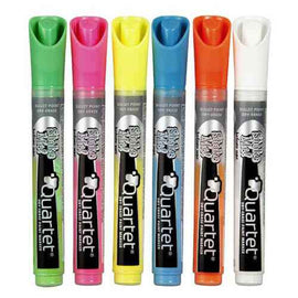 Quartet Dry Erase Neon Led Marker Assorted Colours (6pk)