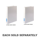 Bantex 4 D-Ring Insert Binder White 38mm A3-1