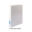 Bantex 4 D-Ring Insert Binder White 38mm A3-4