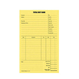 Zions Total Cost System Cards (100pk)