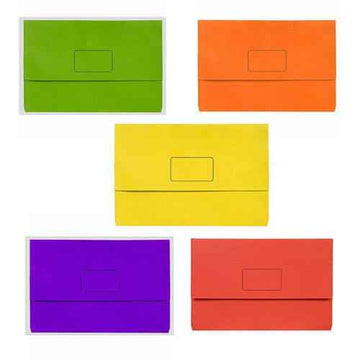 Marbig Slimpick Document Wallet Foolscap (10pk)