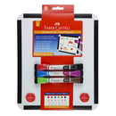 Faber-Castell 2 Sided Whiteboard Set (Markers & Eraser Ends)-1