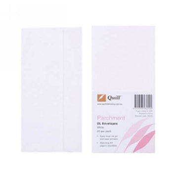 Quill Parchment Envelope DL (25pk) - 0