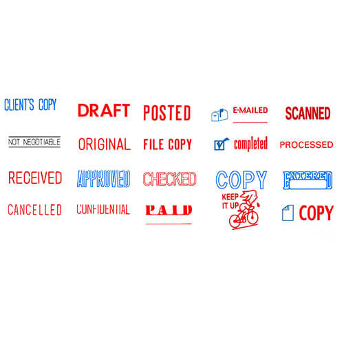 X-Stamper Self Inking Message Stamp