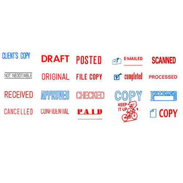 X-Stamper Self Inking Message Stamp