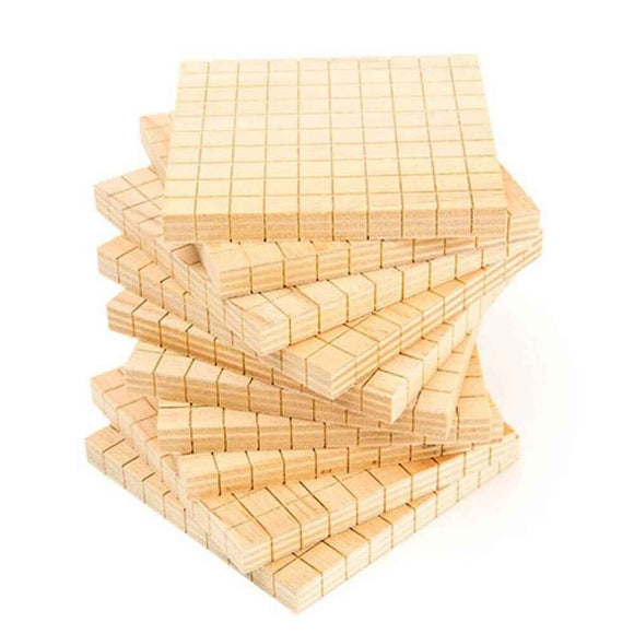 Learning Can Be Fun Wooden Counting Cubes